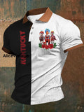 Derby Art Print Short Sleeve Waffle Shirt A / S
