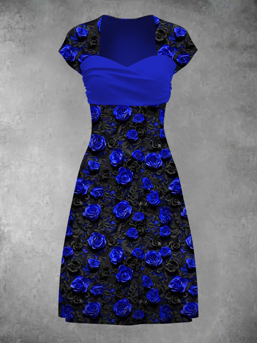 Vintage Art Print Dress