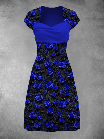 Vintage Art Print Dress