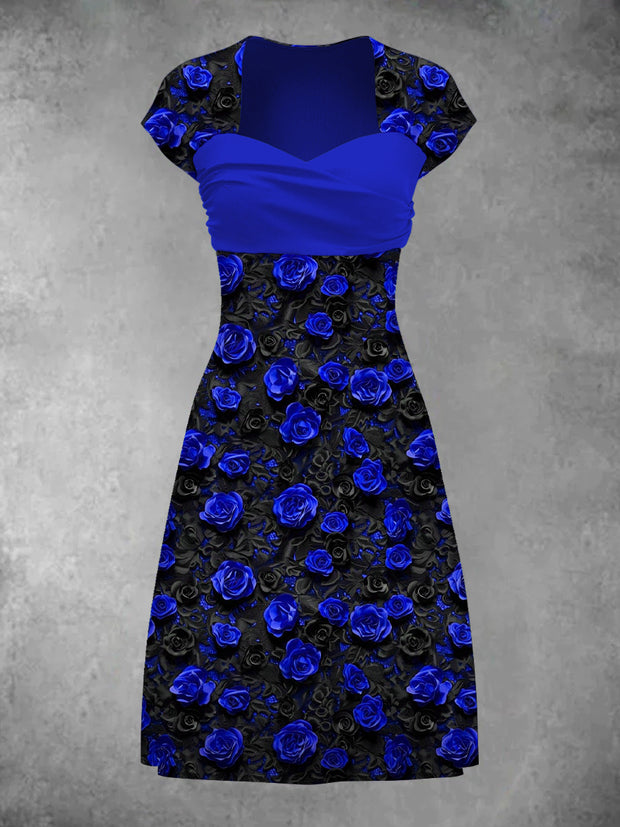 Vintage Art Print Dress