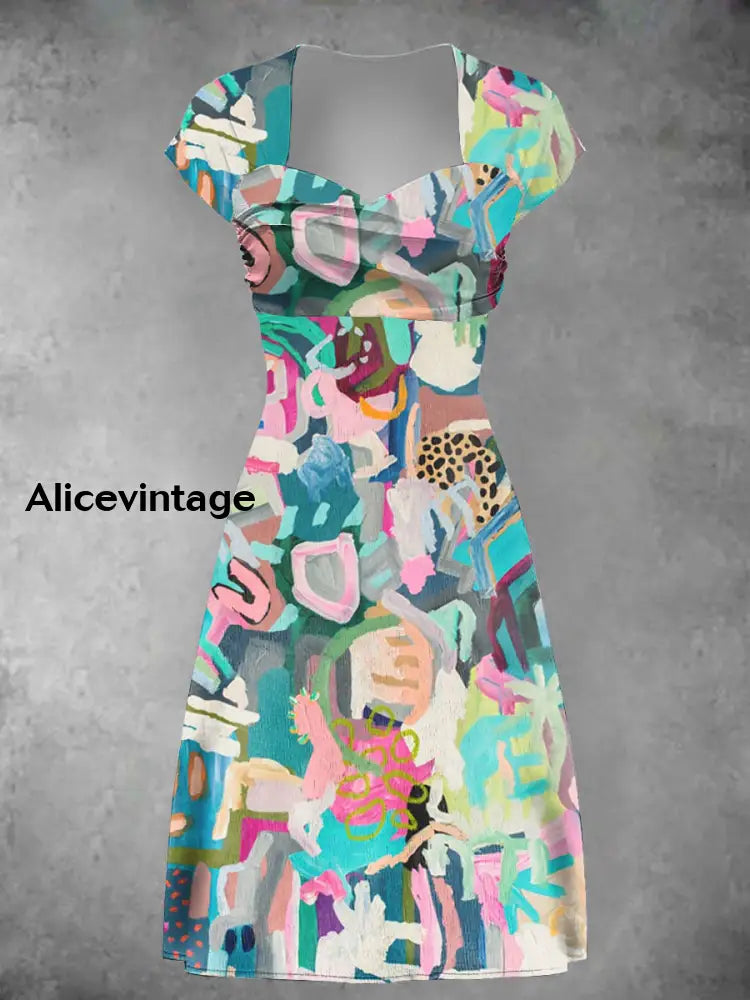 Women’s Derby Day Printed Casual Dress As picture / S