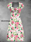 Women’s Derby Horse Art Print Dress As picture / S