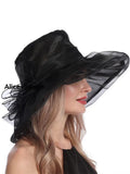 Women’s Derby Organza Headdress Black / JM