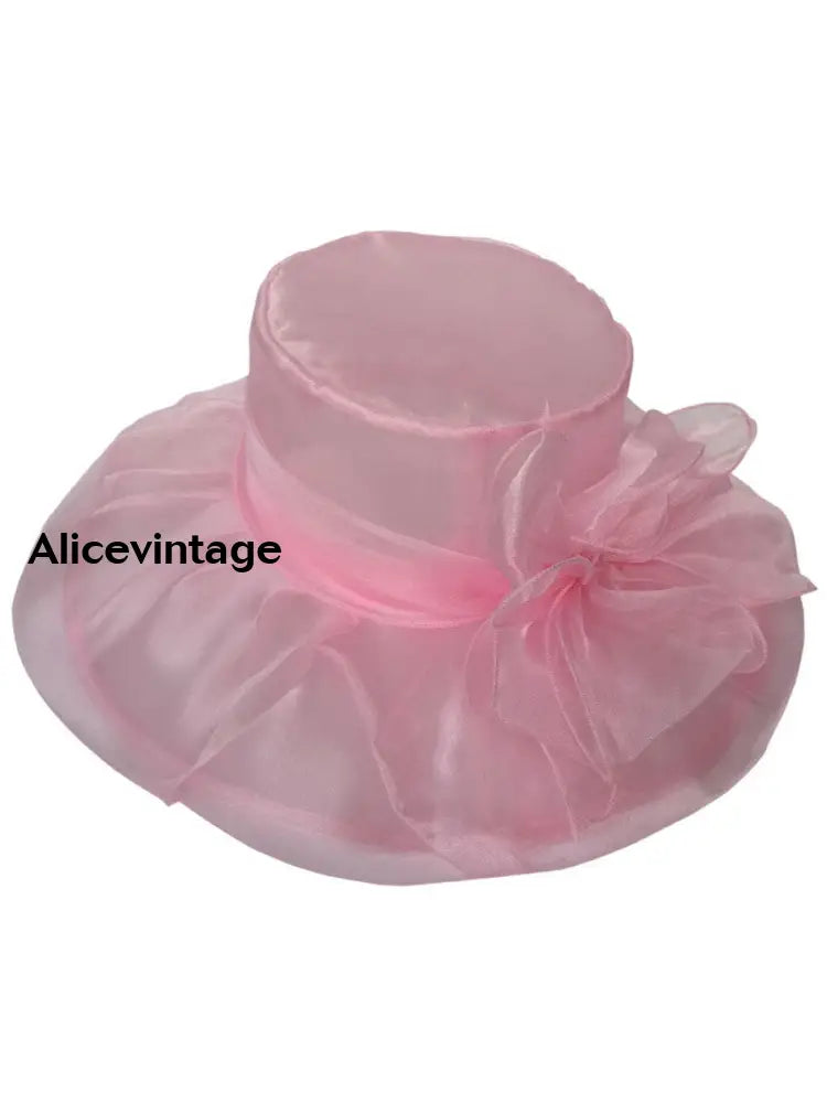 Women’s Derby Organza Headdress Pink / JM