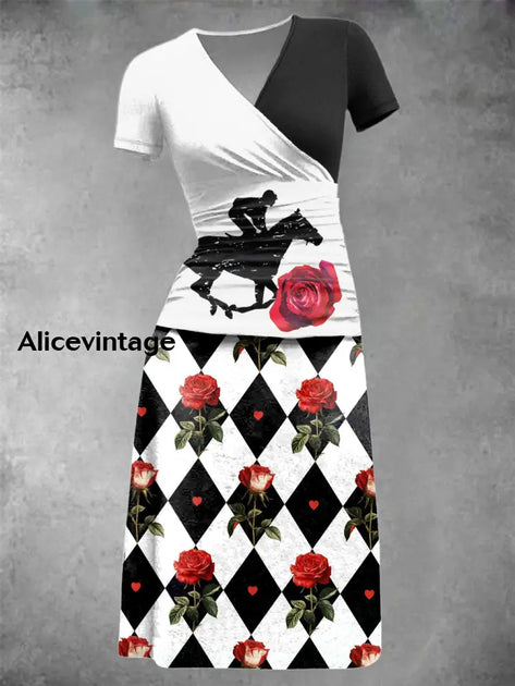 Women's Derby Rose Striped Dress main image 0