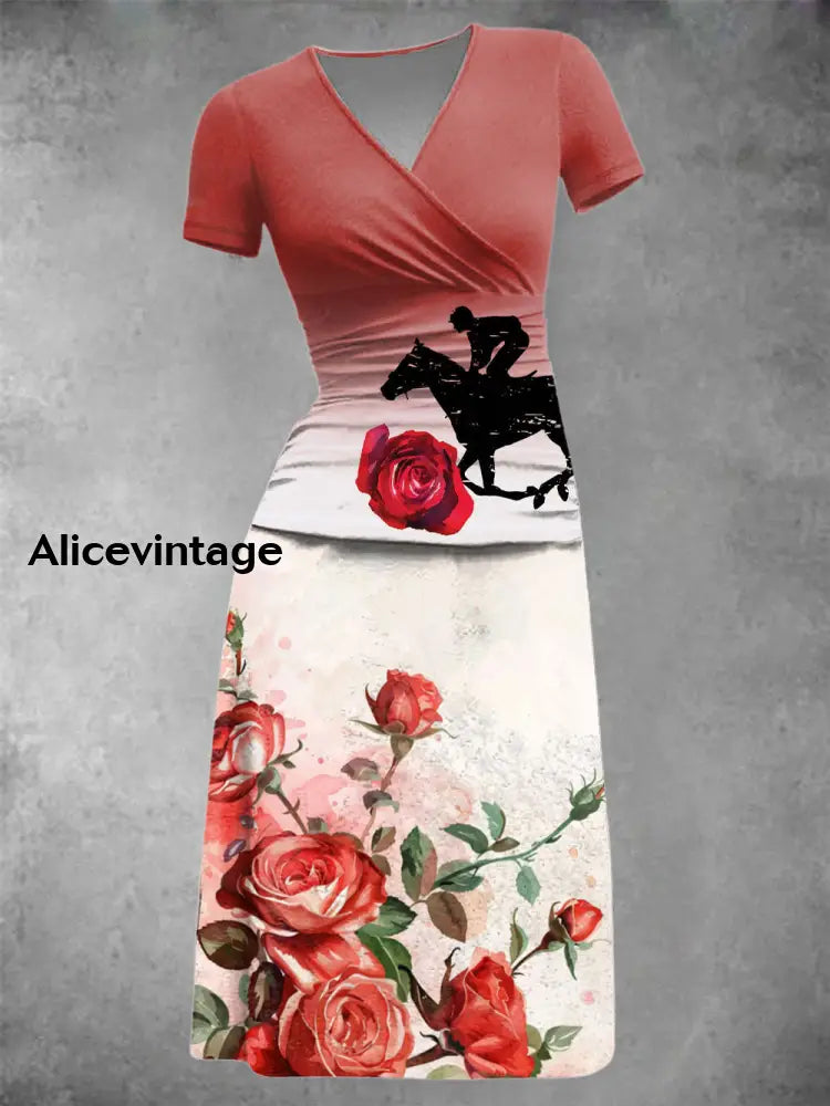 Women’s Derby Rose Dress Red / S