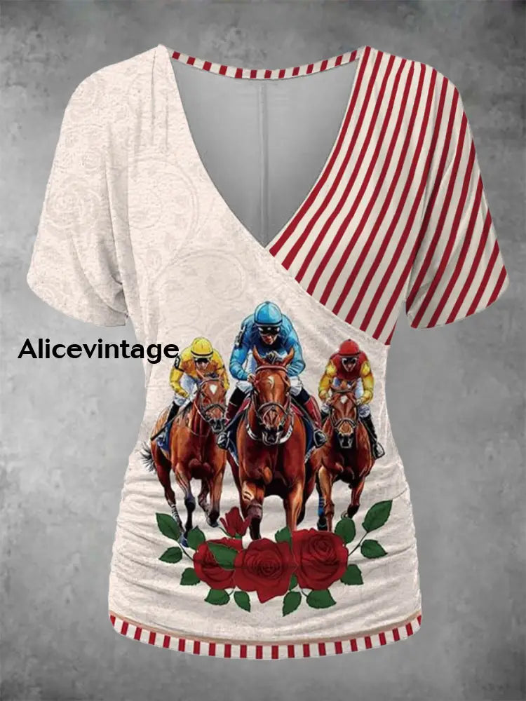 Women’s Derby Rose Striped Top As picture / S