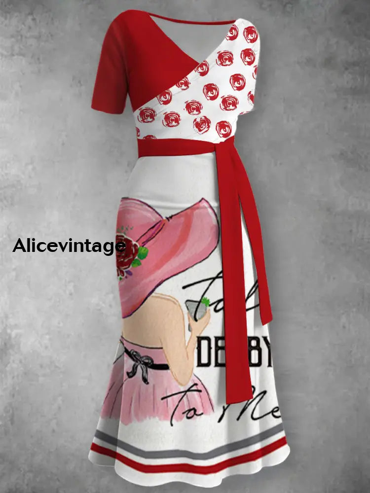 Women’s talk derby to me dress Red / S