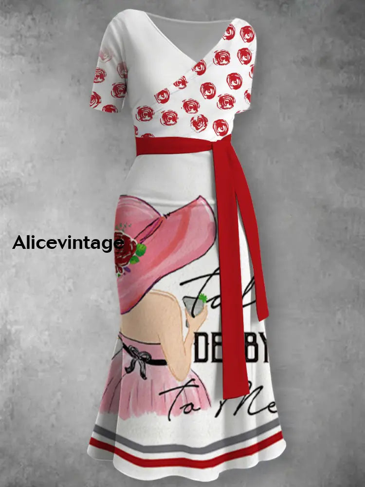 Women’s talk derby to me dress White / S