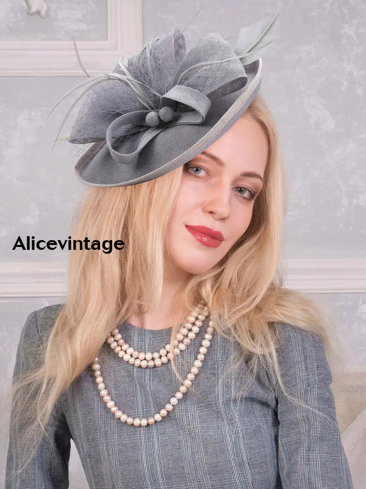 Women’s Vintage Derby Feather Headdress