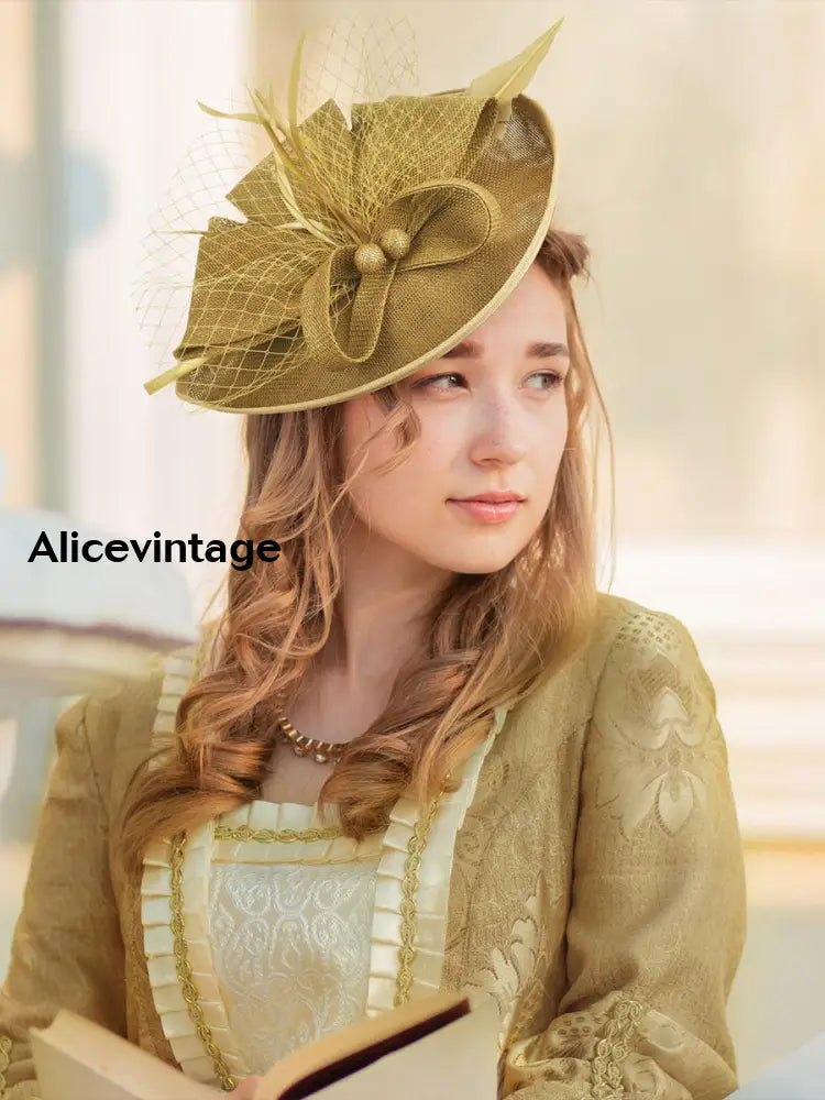 Women’s Vintage Derby Feather Headdress