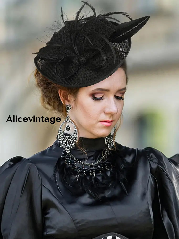 Women’s Vintage Derby Feather Headdress