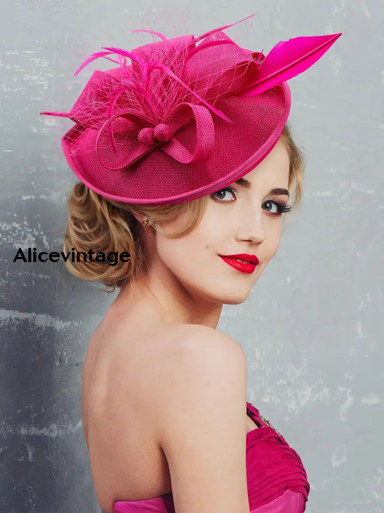 Women’s Vintage Derby Feather Headdress