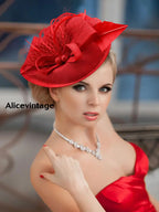 Women’s Vintage Derby Feather Headdress