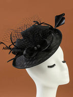 Women’s Vintage Derby Feather Headdress Black / JM