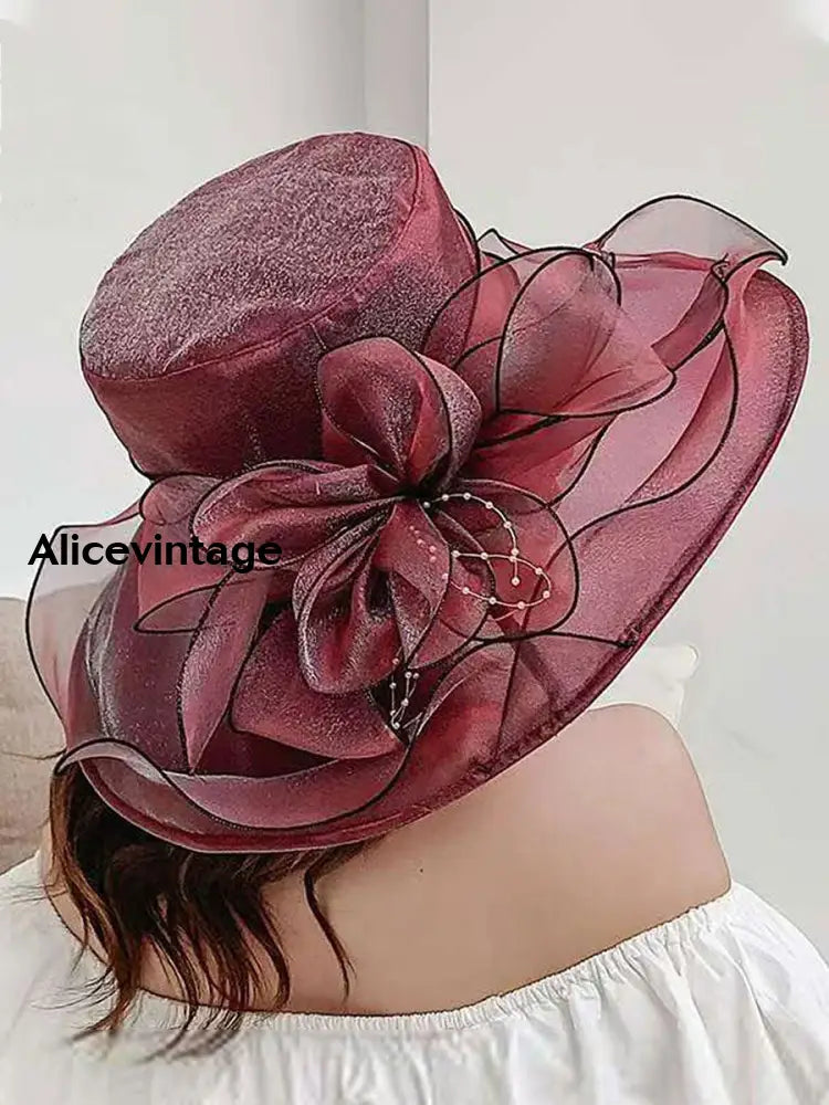 Women’s Vintage Derby Organza Headdress