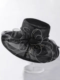Women’s Vintage Derby Organza Headdress Black / JM