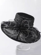 Women’s Vintage Derby Organza Headdress Black / JM